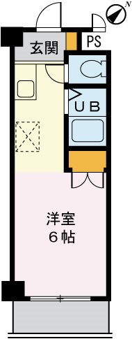 グリーンハイム吉澤Ⅰ 310号室 間取り