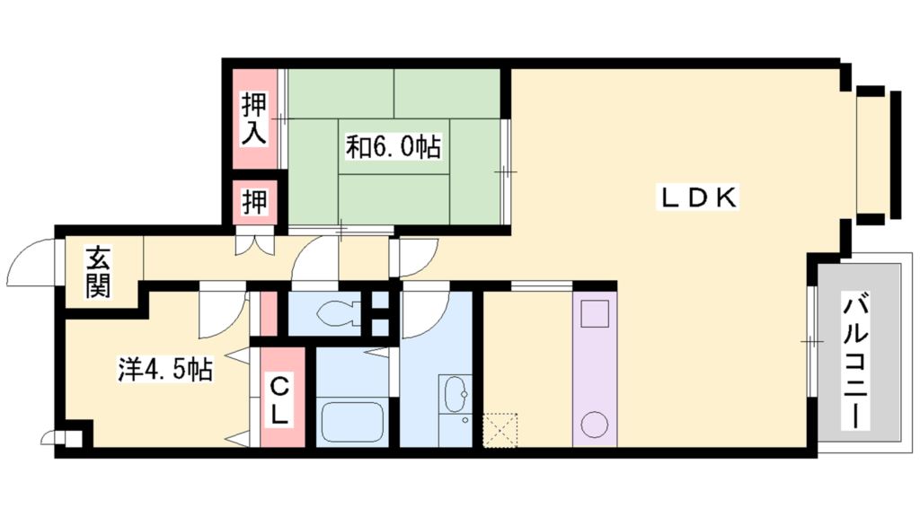 アインツ曽根 間取り図