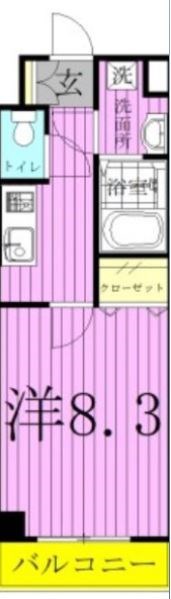 305号室 間取り