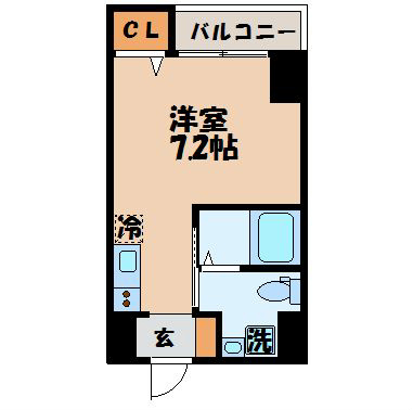 Two　Living（西坂町） 間取り