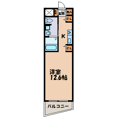 ベルドミール橘 間取り図