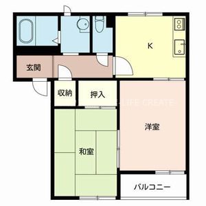 グリーンルミナスＤ 間取り図