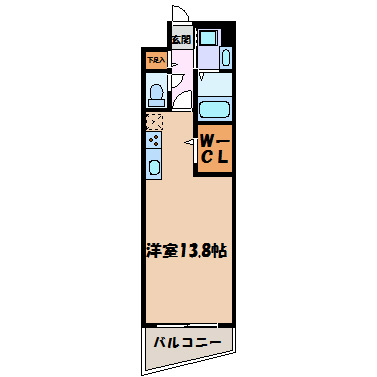 ベルドミール橘 間取り図