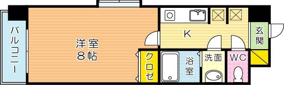 ＨＡＭＩＥＬ　ＫＯＫＵＲＡ（ハミエル小倉） 901号室 間取り