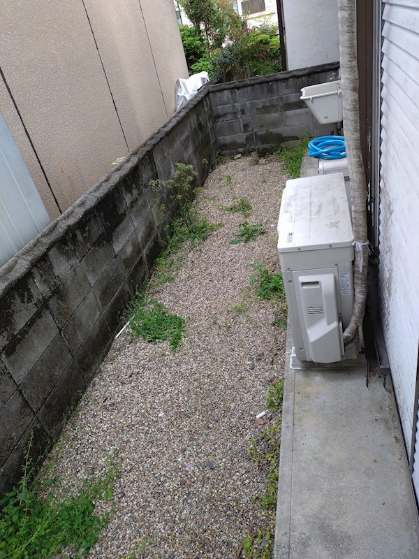 河原平田戸建 庭