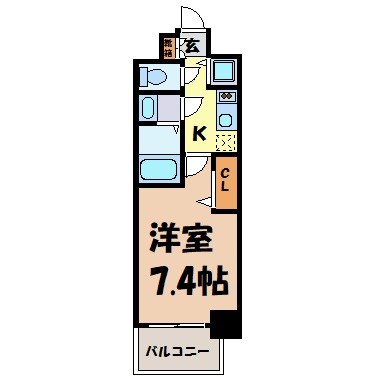 プレサンス栄ブリオ 間取り図