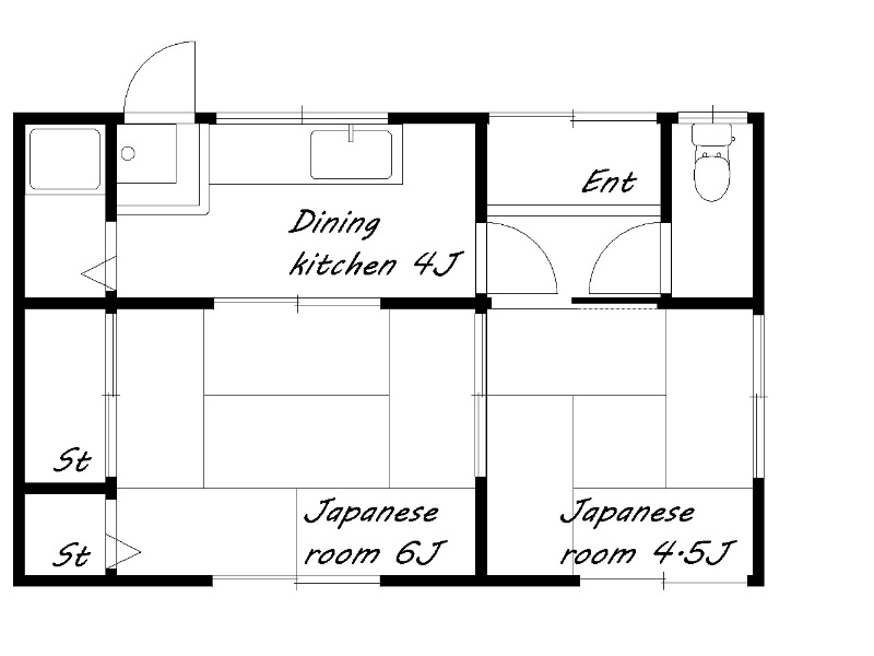 鍛冶邸 間取り図