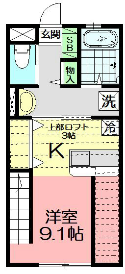 セントアール湘南 102号室 間取り