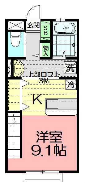 セントアール湘南 203号室 間取り
