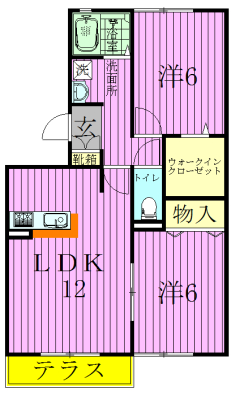 101号室 間取り