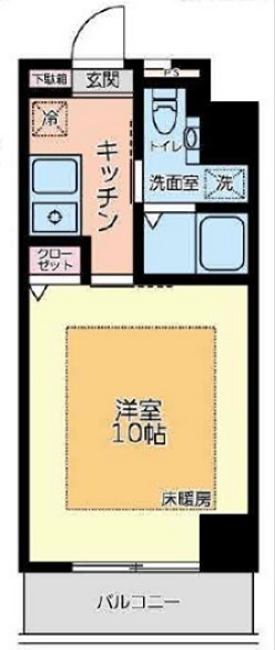 ユニバーサル南藤沢タワー 603号室 間取り