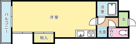 アンジェロポストⅤ 間取り図