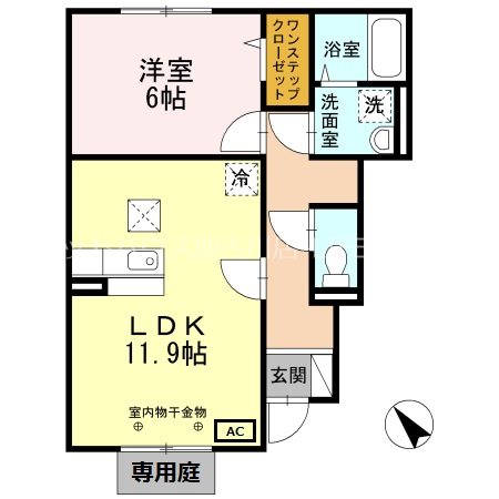 ディアコート北野 間取り図