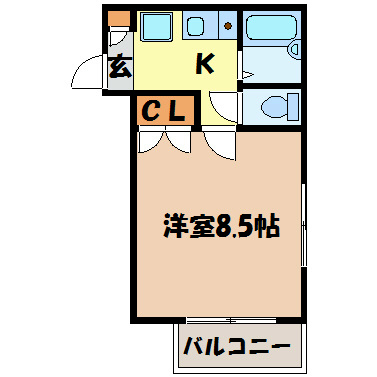 ヒルズ山花 間取り図