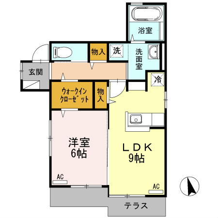 東尾久貸家 間取り図