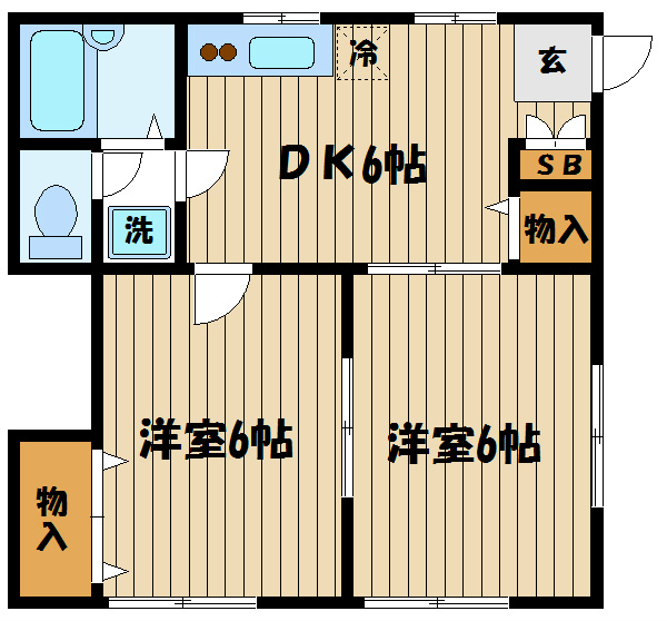 レーベンハイム多摩 間取り図
