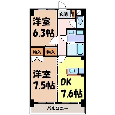 スカイパーク檀渓 間取り図