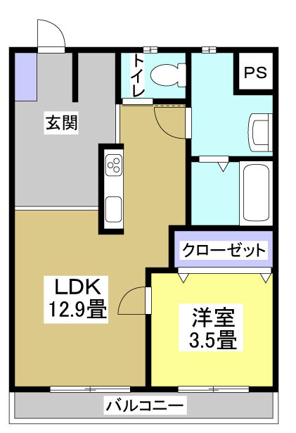 ＣＲＥＡ（クレア） 間取り図