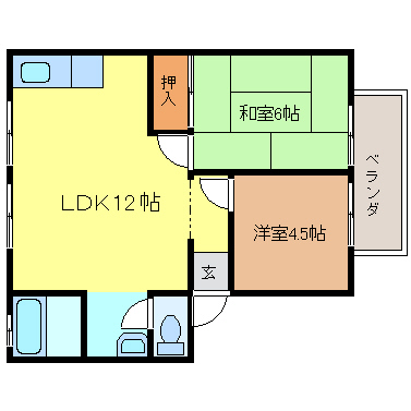 サンビレッジ原 間取り図