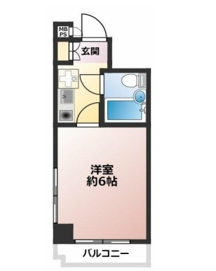 シルフィードキヌガサ 406号室 間取り