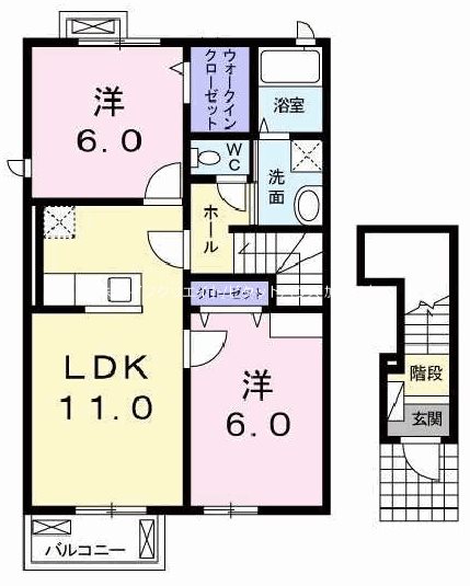 ブロード　ガーデンI 間取り図