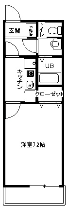 リヴィエール湘南Ⅲ 101号室 間取り