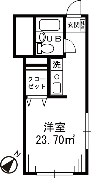 オーシャンヒルズ東山 302号室 間取り