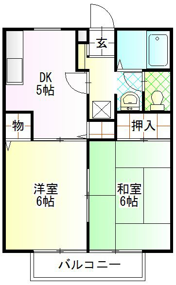 コーポコジマ 202号室 間取り
