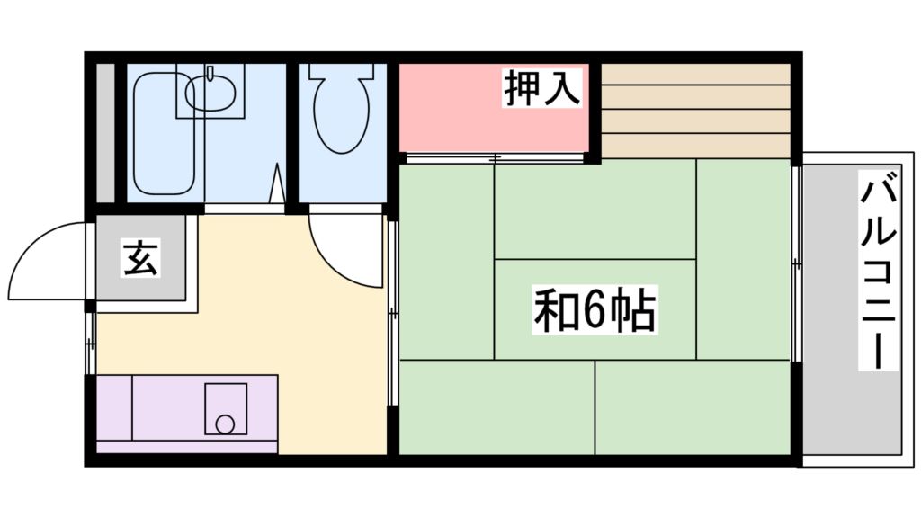 サンライフ北脇 間取り図