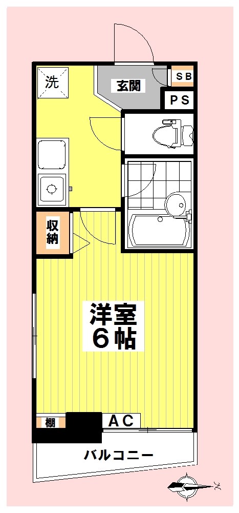 マーベラス府中宮西町 間取り図