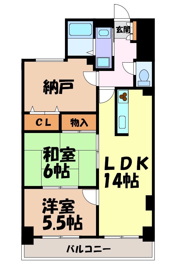 宝マンション大須 間取り