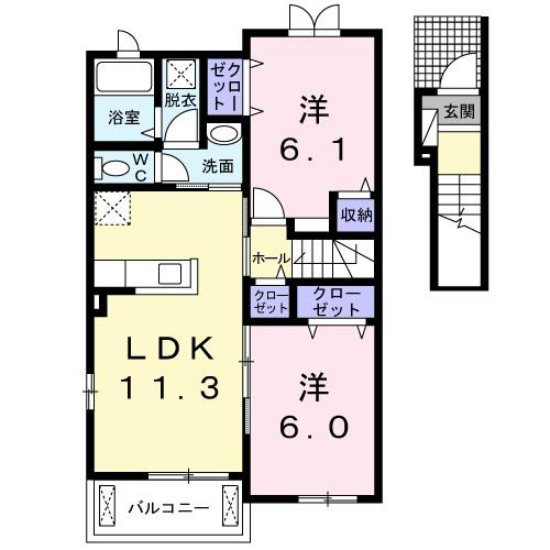 レジデンス池田 間取り図