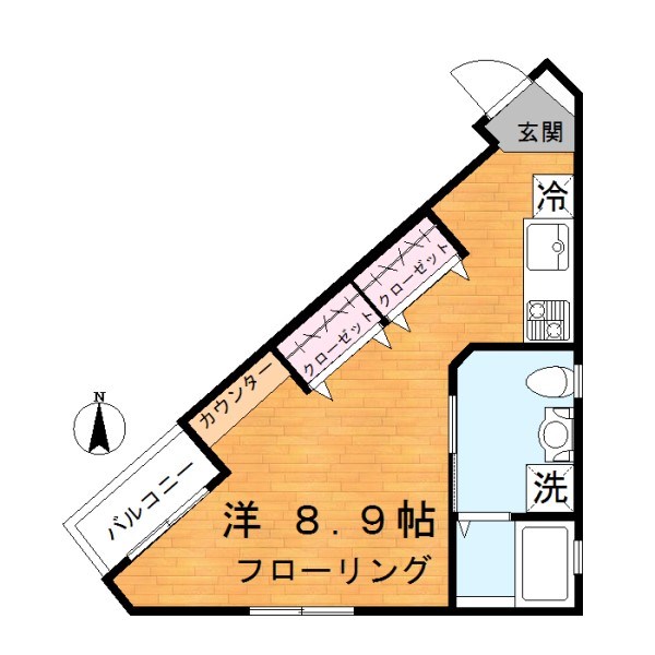 東京都足立区東綾瀬３丁目１３－５ 間取り