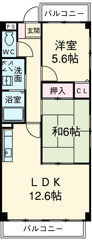 愛知県名古屋市西区浮野町 間取り