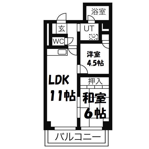 リエス千代田 間取り図