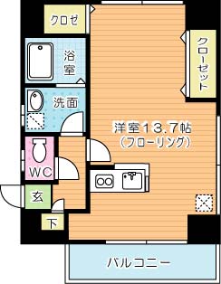 ベーシックビル 706号室 間取り