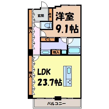アプリーレ久屋大通公園 間取り図