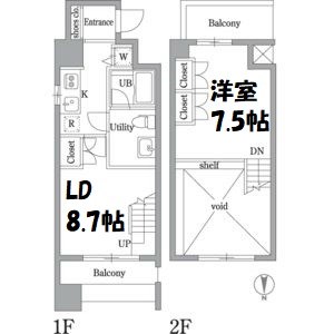 アプリーレ久屋大通公園 間取り図