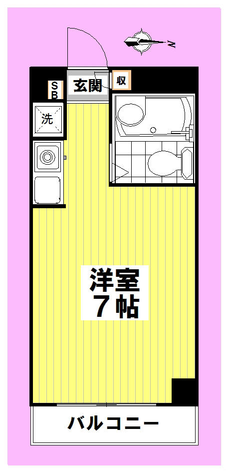 コーポラバレンシア 205号室 間取り