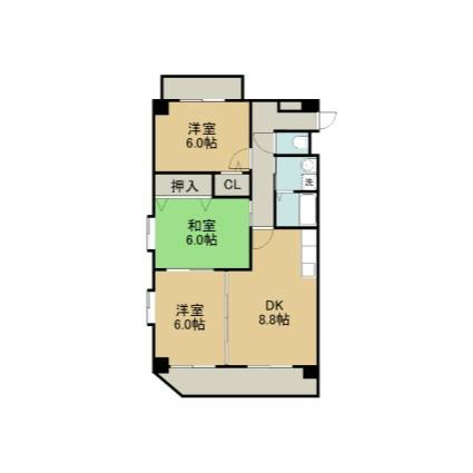 愛知県名古屋市西区市場木町 間取り