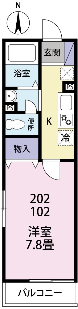 ソレイユ・フラット 間取り