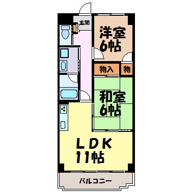 アミティ中村 間取り