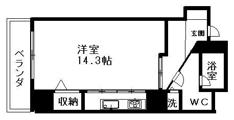愛知県名古屋市中区丸の内３丁目 間取り