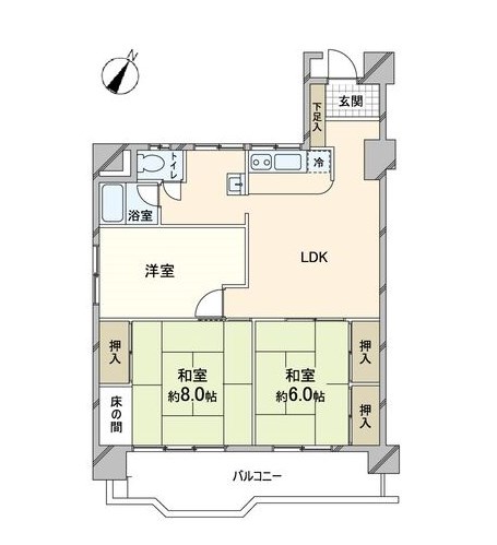愛知県名古屋市名東区上社１丁目 間取り