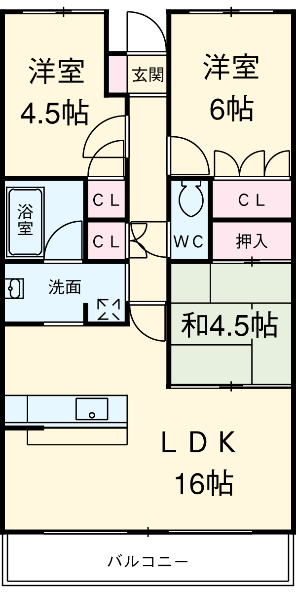 パークホームズ覚王山ＳＯＵＴＨ 間取り