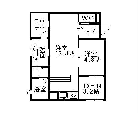 愛知県名古屋市千種区山門町２丁目 間取り