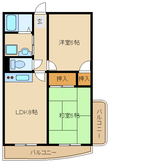 愛知県名古屋市北区大曽根４丁目 間取り