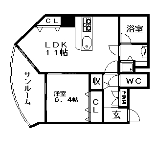 愛知県名古屋市中区金山２丁目 間取り