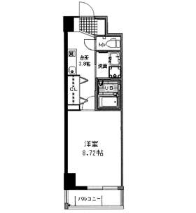 愛知県名古屋市東区葵１丁目 間取り