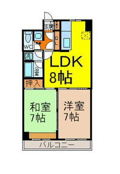愛知県名古屋市中区伊勢山２丁目 間取り